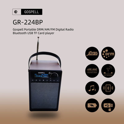 Çin World Band Taşınabilir Dijital Radyo Çalar Gospell DRM Alıcısı Tedarikçi